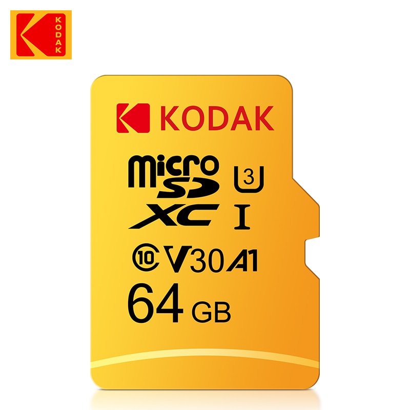 5PCS KODAK ũ SD 128GB ÷ ޸ ī 32GB 64GB U1 TF MiniCard 4K Ŭ 10 MicroSD ī U3 UHS-I  